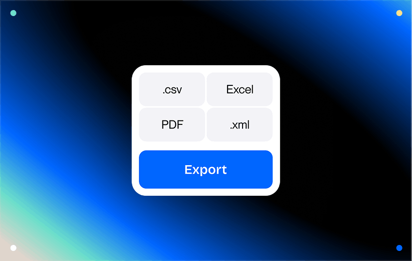 Accounting exports